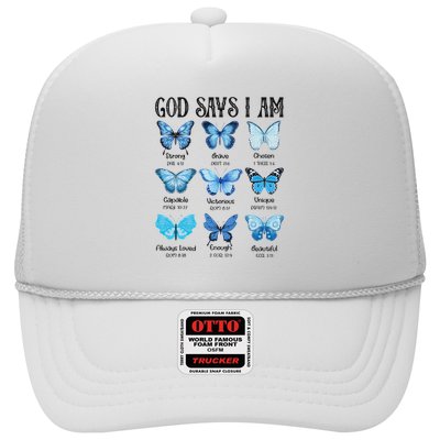 God Says I Am Butterfly Christian Religious Trucker Hat