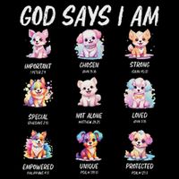 God Says I Am Cute Dog Bible Verse City Backpack
