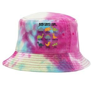 God Says I Am Handsome Tie-Dyed Bucket Hat