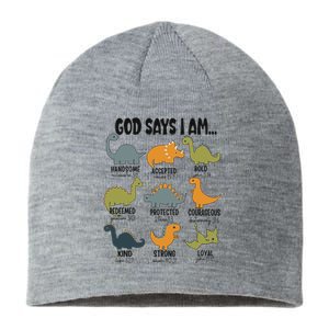 God Says I Am Handsome Sustainable Beanie