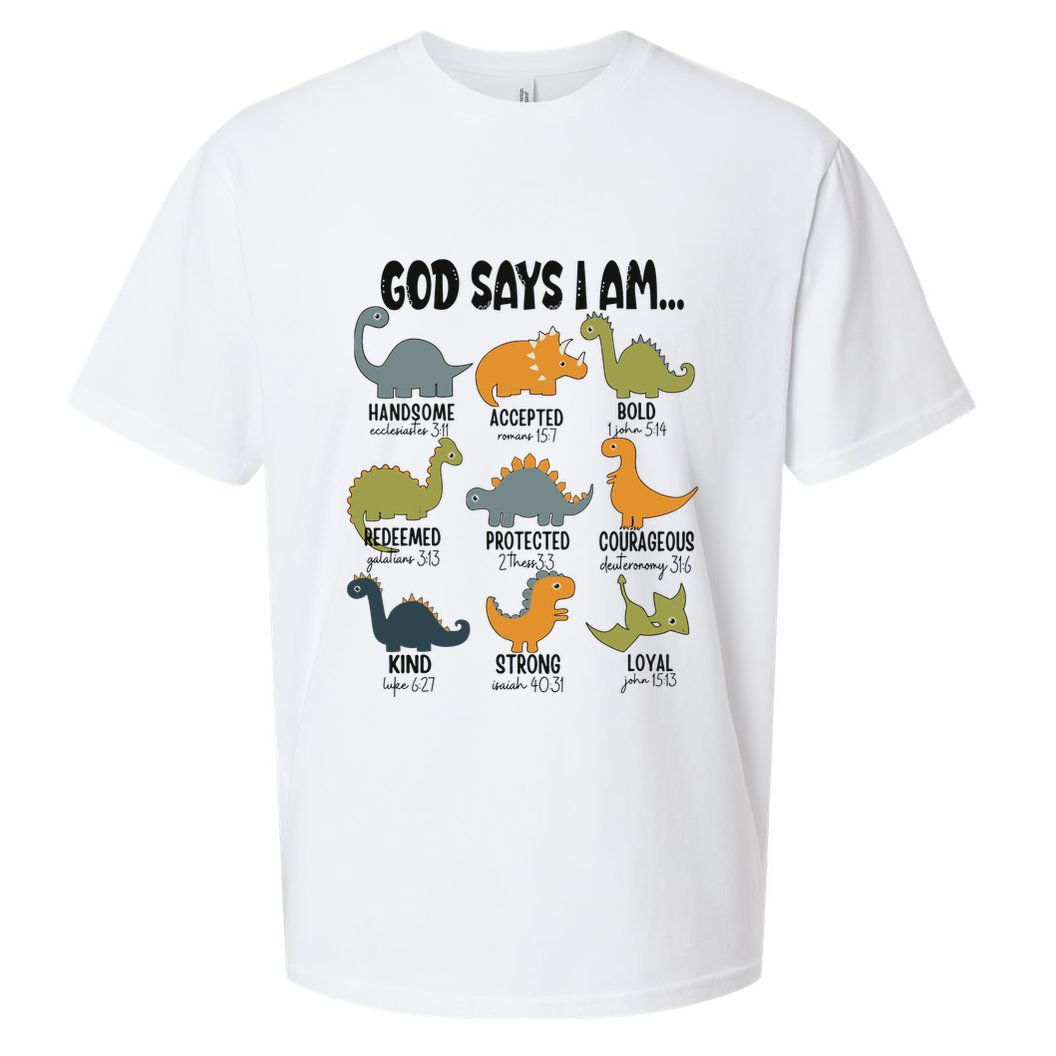 God Says I Am Handsome Sueded Cloud Jersey T-Shirt