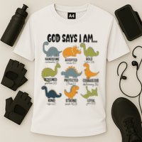 God Says I Am Handsome Cooling Performance Crew T-Shirt