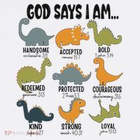 God Says I Am Handsome Sustainable Bucket Hat