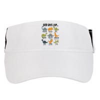 God Says I Am Handsome Adult Drive Performance Visor