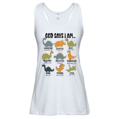 God Says I Am Handsome Ladies Essential Flowy Tank
