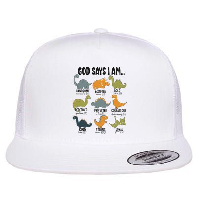 God Says I Am Handsome Flatbill Hat
