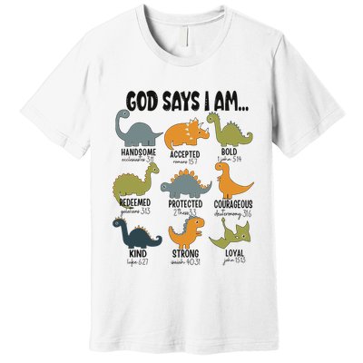 God Says I Am Handsome Premium T-Shirt