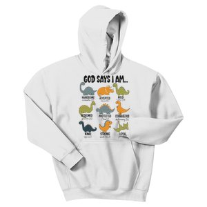 God Says I Am Handsome Kids Hoodie