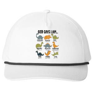 God Says I Am Handsome Snapback Five-Panel Rope Hat