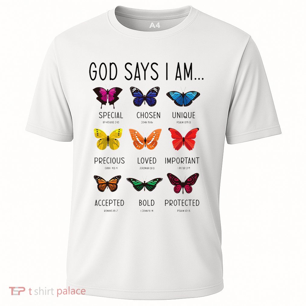 God Says I Am Special Bible Verse Religious Christian Cooling Performance Crew T-Shirt