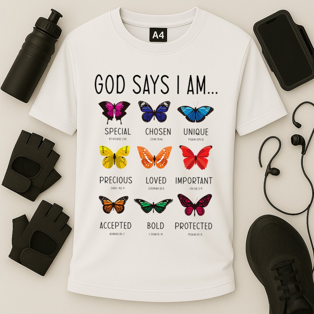 God Says I Am Special Bible Verse Religious Christian Cooling Performance Crew T-Shirt