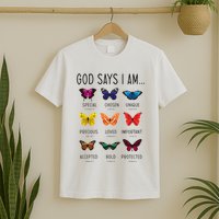 God Says I Am Special Bible Verse Religious Christian T-Shirt