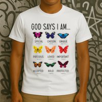 God Says I Am Special Bible Verse Religious Christian T-Shirt