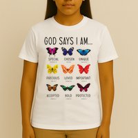 God Says I Am Special Bible Verse Religious Christian T-Shirt