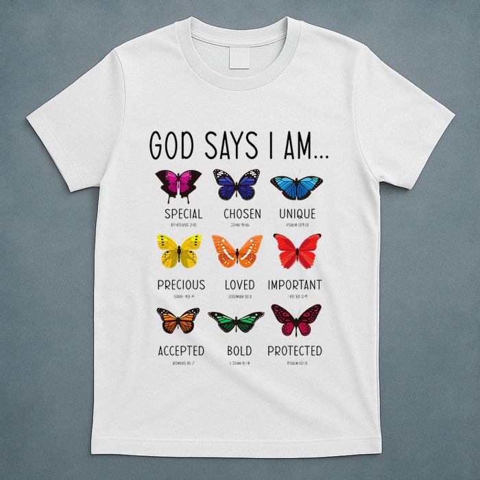 God Says I Am Special Bible Verse Religious Christian T-Shirt