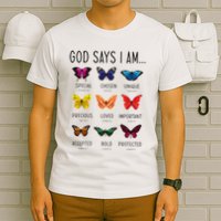 God Says I Am Special Bible Verse Religious Christian T-Shirt