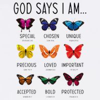 God Says I Am Special Bible Verse Religious Christian T-Shirt