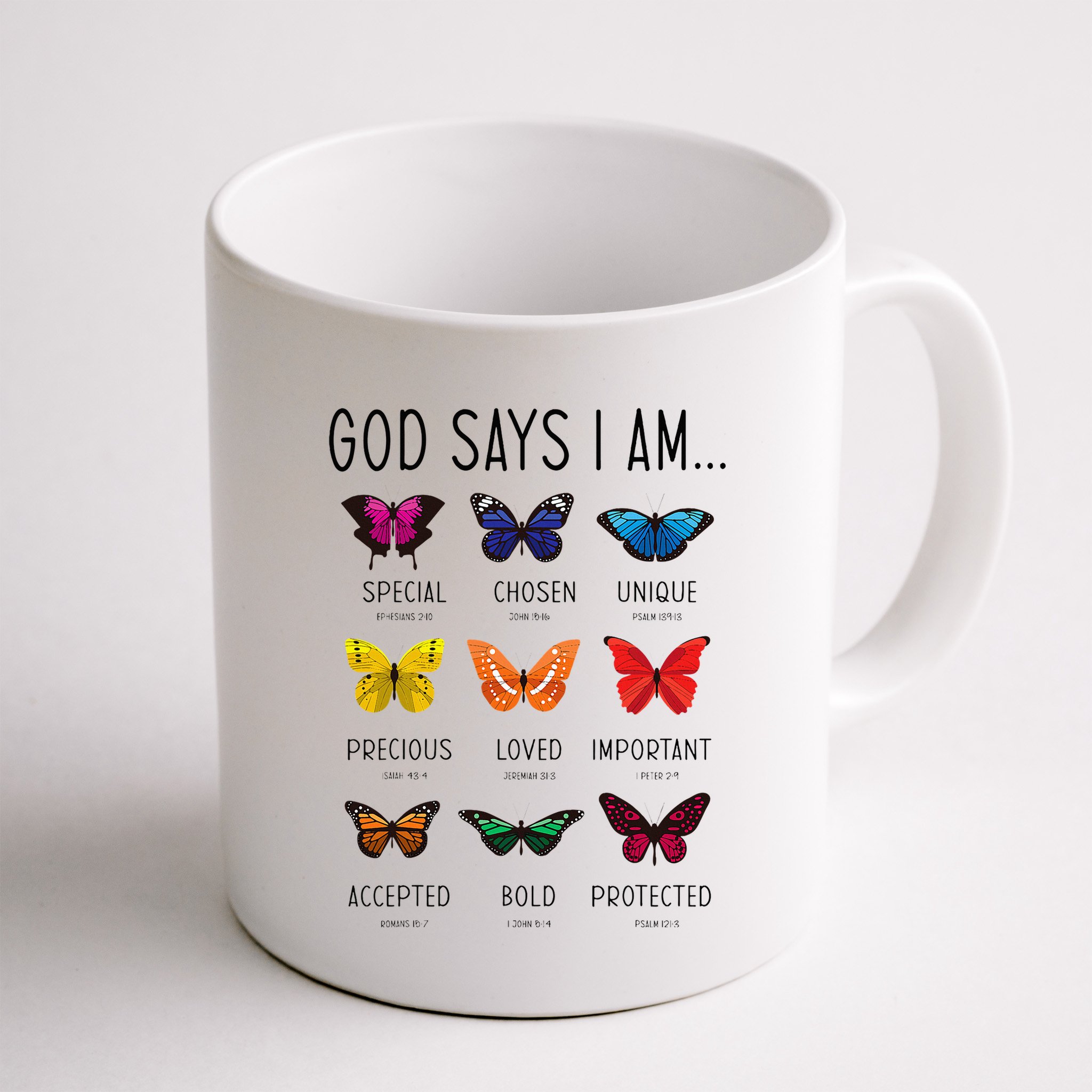 God Says I Am Special Bible Verse Religious Christian Mug