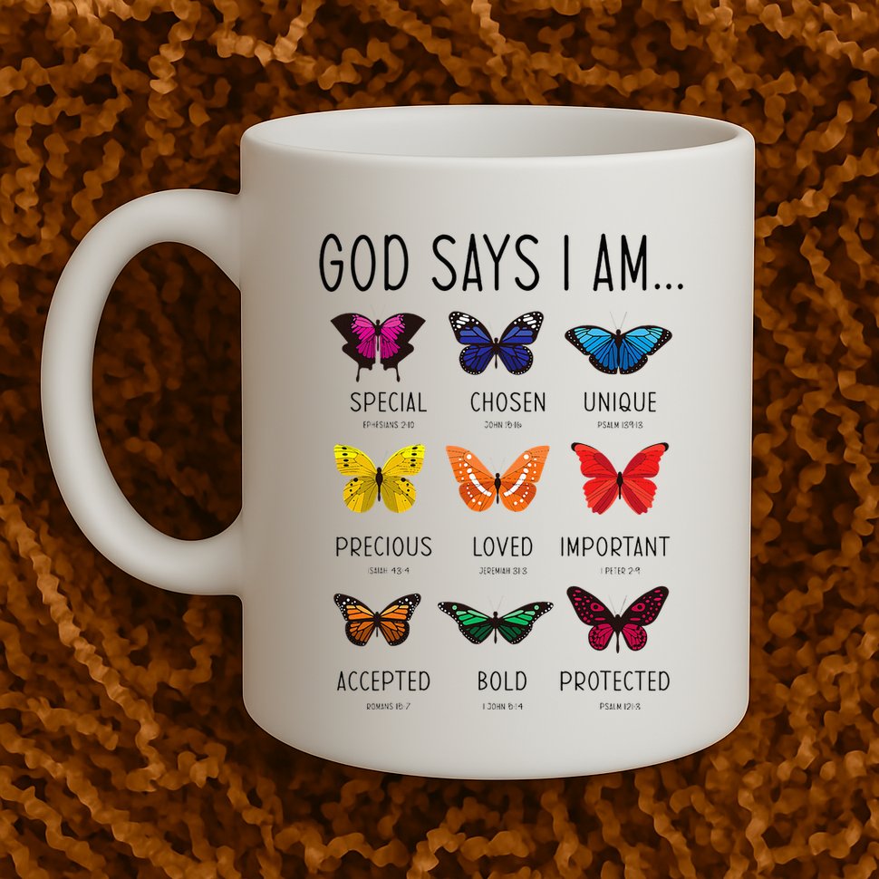 God Says I Am Special Bible Verse Religious Christian Mug