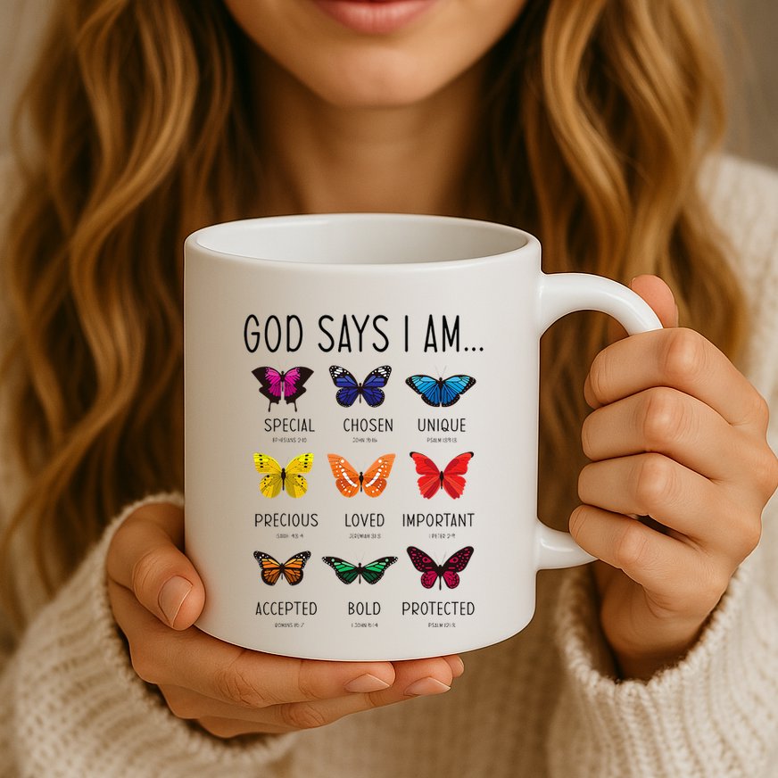 God Says I Am Special Bible Verse Religious Christian Mug