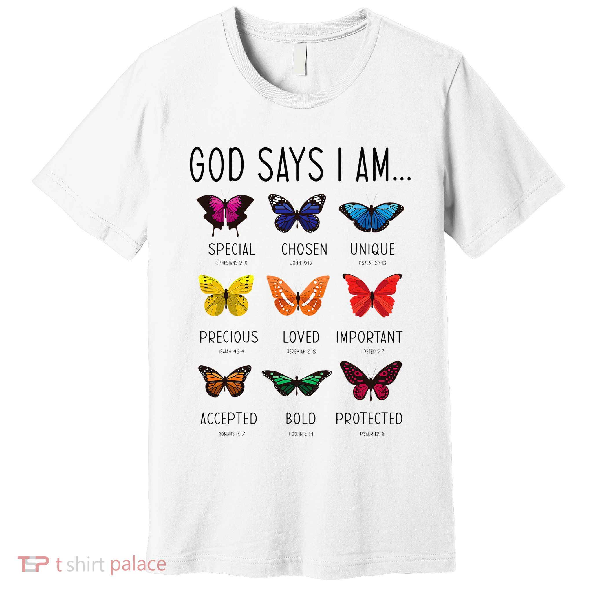 God Says I Am Special Bible Verse Religious Christian Premium T-Shirt