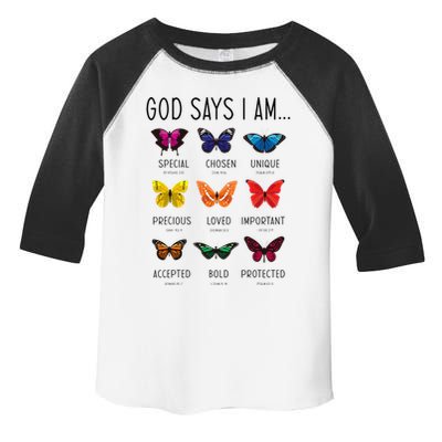 God Says I Am Special Bible Verse Religious Christian Toddler Fine Jersey T-Shirt