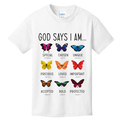 God Says I Am Special Bible Verse Religious Christian Kids T-Shirt