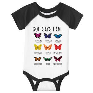 God Says I Am Special Bible Verse Religious Christian Infant Baby Jersey Bodysuit