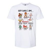 God Says I Am Christmas Bible Verse Turkey God Jesus Softstyle CVC T-Shirt