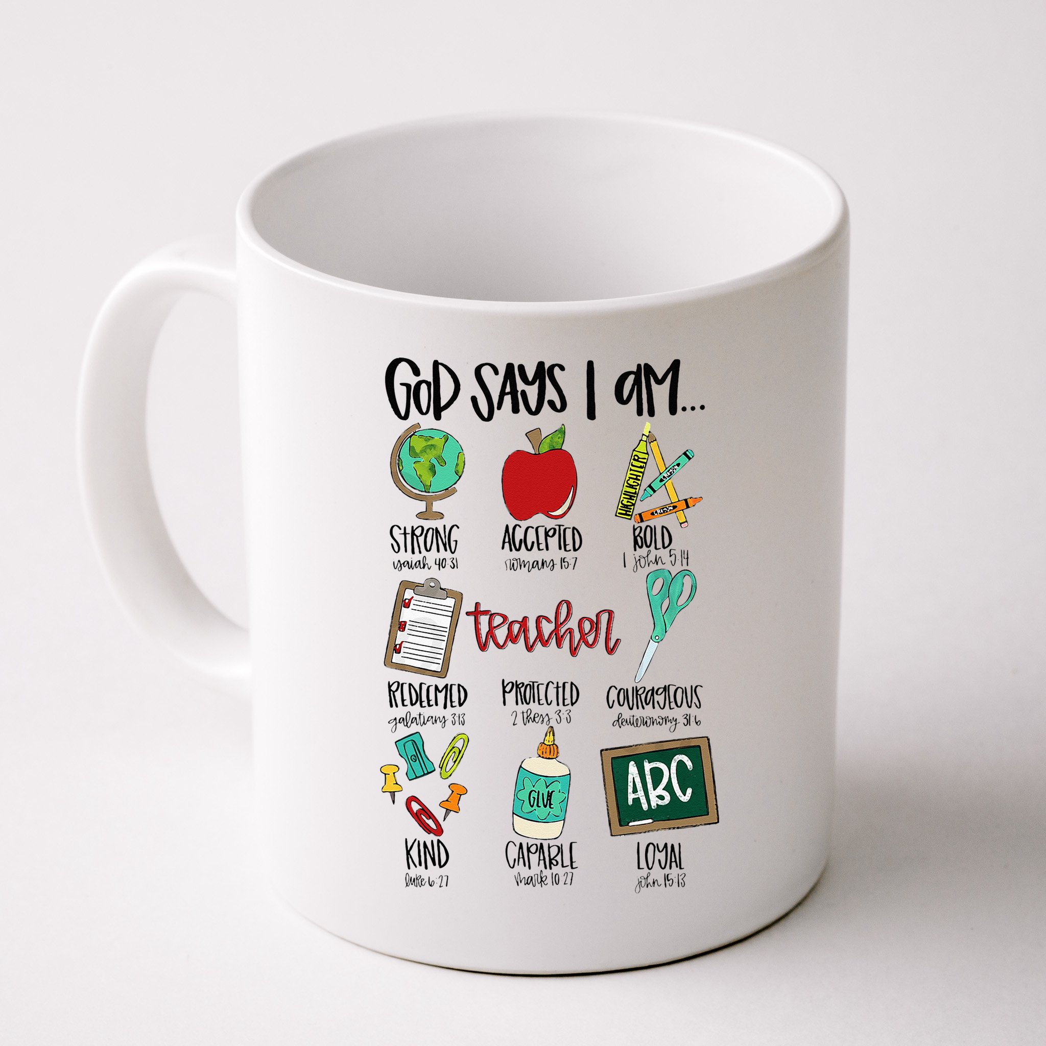 God Says I Am Teacher Mug