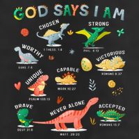 God Says I Am Dinosaur 25L Jumbo Tote
