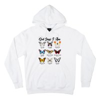 God Says I Am Butterfly Christian Jesus Lover Religious Hoodie