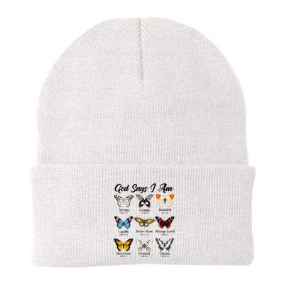 God Says I Am Butterfly Christian Jesus Lover Religious Beanie