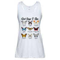 God Says I Am Butterfly Christian Jesus Lover Religious Ladies Essential Flowy Tank