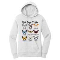 God Says I Am Butterfly Christian Jesus Lover Religious Women's Pullover Hoodie