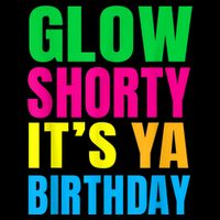 Glow Shorty Its Your Birthday Glow Party 1 Stripe Pom Pom Beanie