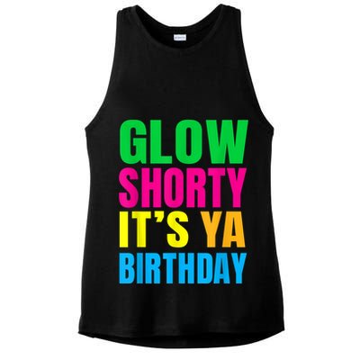 Glow Shorty Its Your Birthday Glow Party 1 Ladies PosiCharge Tri-Blend Wicking Tank