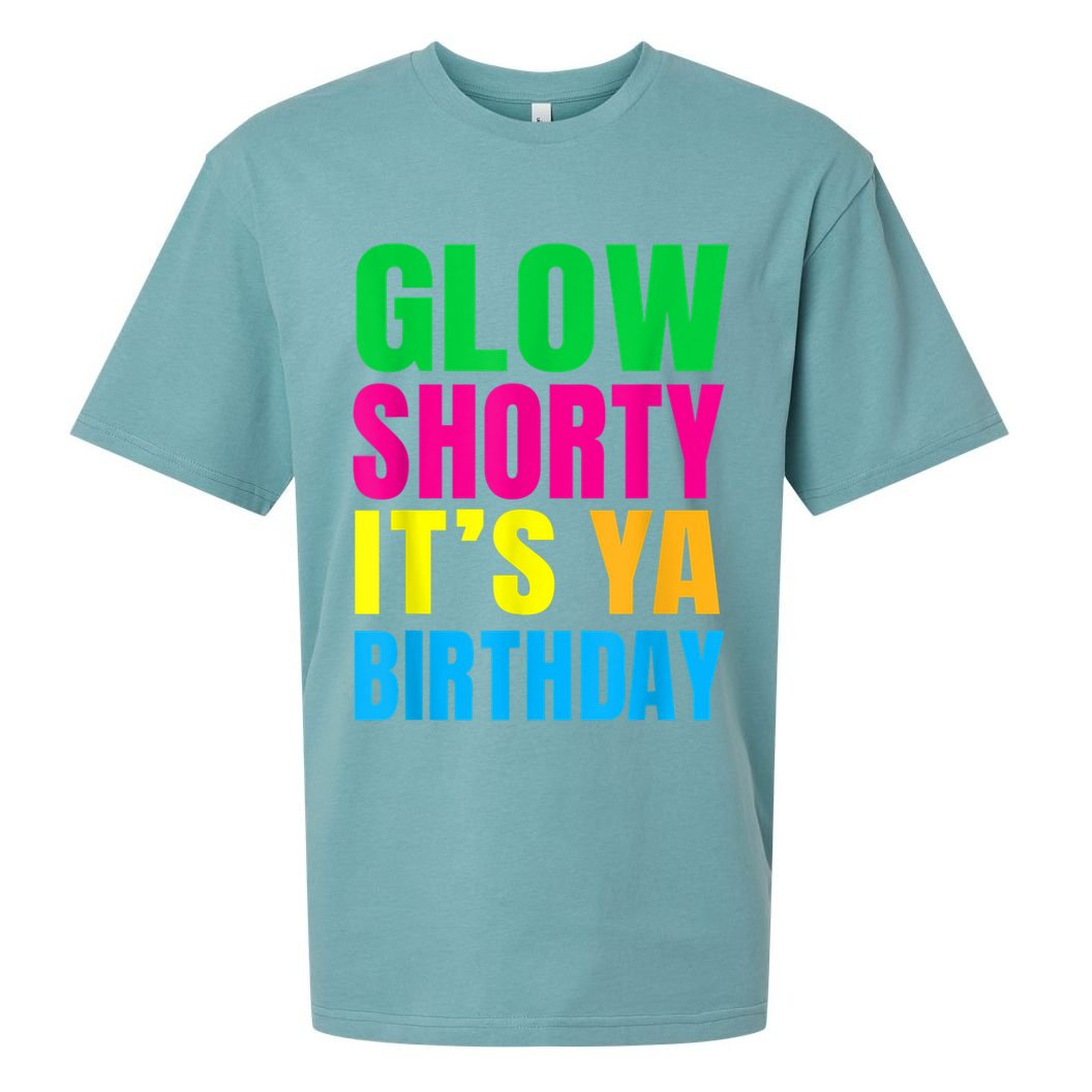 Glow Shorty Its Your Birthday Glow Party 1 Sueded Cloud Jersey T-Shirt