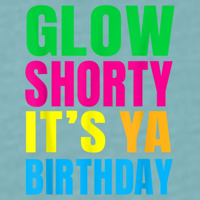 Glow Shorty Its Your Birthday Glow Party 1 Sueded Cloud Jersey T-Shirt