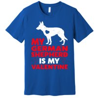 Ger Shepherd Is My Valentine Ger Shepherd Valentine's Gift Premium T-Shirt