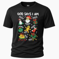 God Says I Am Christmas Lover   Christian Cooling Performance Crew T-Shirt