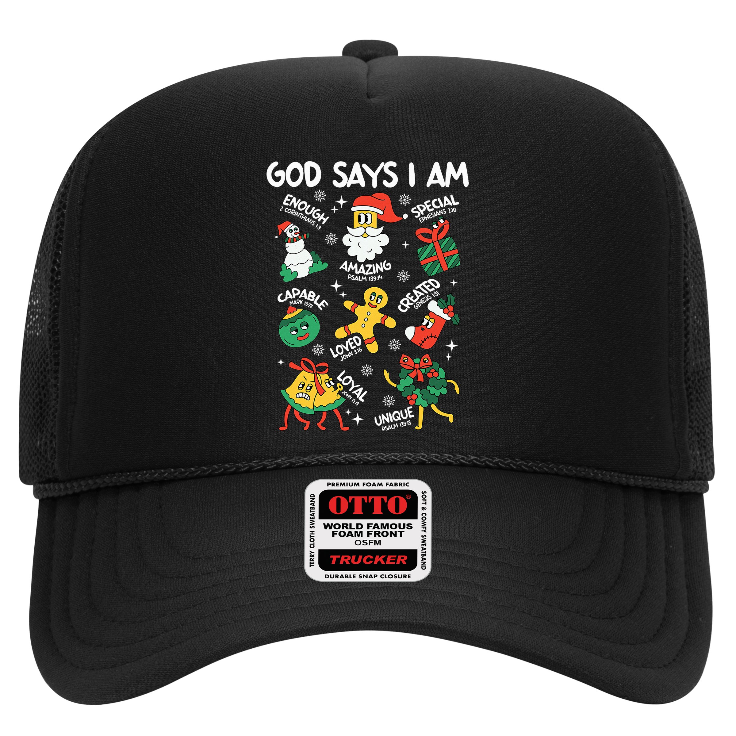 God Says I Am Christmas Lover   Christian Hat