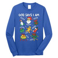 God Says I Am Christmas Lover   Christian Long Sleeve Shirt