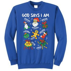 God Says I Am Christmas Lover   Christian Sweatshirt