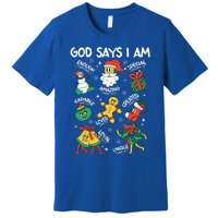 God Says I Am Christmas Lover   Christian Premium T-Shirt