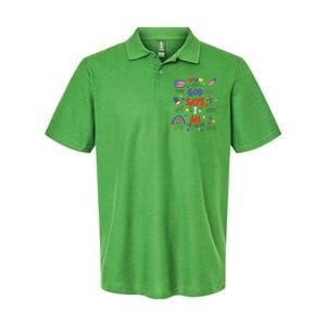 God Says I Am July 4th Christian Bible Verse Softstyle Adult Sport Polo