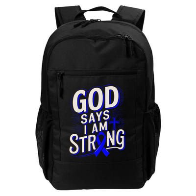 God Says IM Strong Survivor Juvenile Arthritis Awareness Backpack