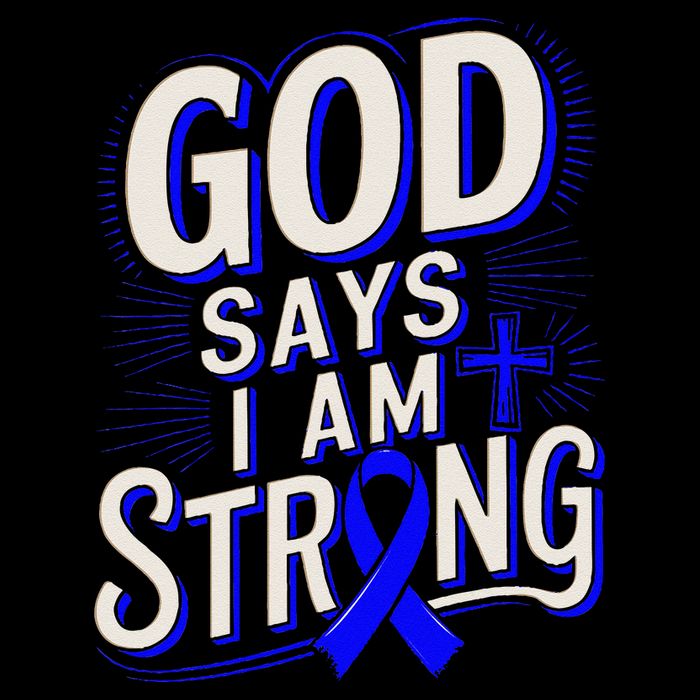 God Says IM Strong Survivor Juvenile Arthritis Awareness Sustainable Bucket Hat
