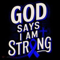God Says IM Strong Survivor Juvenile Arthritis Awareness 16 in Basic Backpack