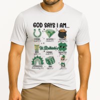 God Says I Am Retro St PatrickS Day Cooling Performance Crew T-Shirt